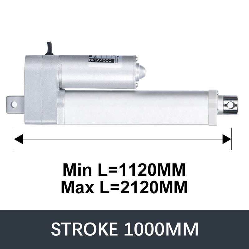 Electric Linear Motion Actuator 24V DC Motor 4000N 880LB Load - DHLA4000