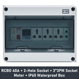 HTS Waterproof Socket Box IP65 With MCB RCBO Circuit Breaker