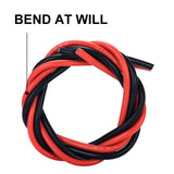 Super Soft Silicone Cable Heat Resistant Tin-plated Copper Wire 16/14/12/10/8/6/4/2/0AWG