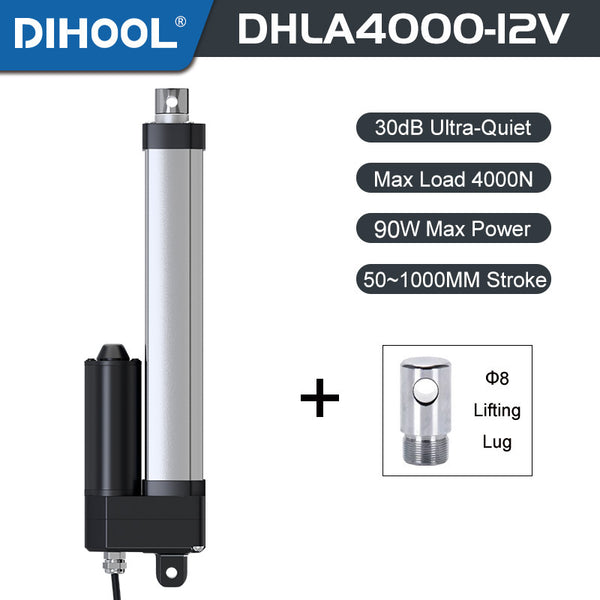 Elektrische Actuator, DC 12V Lineaire Actuator 6000N Maximale Lift Slag Motor Voor Auto 200mm 681870925 Elektrische Actuator, DC 12V Lineaire Actuator 6000N Maximale Lift Slag Motor Voor Auto 200mm 681870925