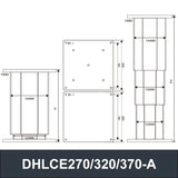 Tatami Lifting Column Aluminum Plate 24V DC Motor 1200N 264LB Load - DHLCE-AL
