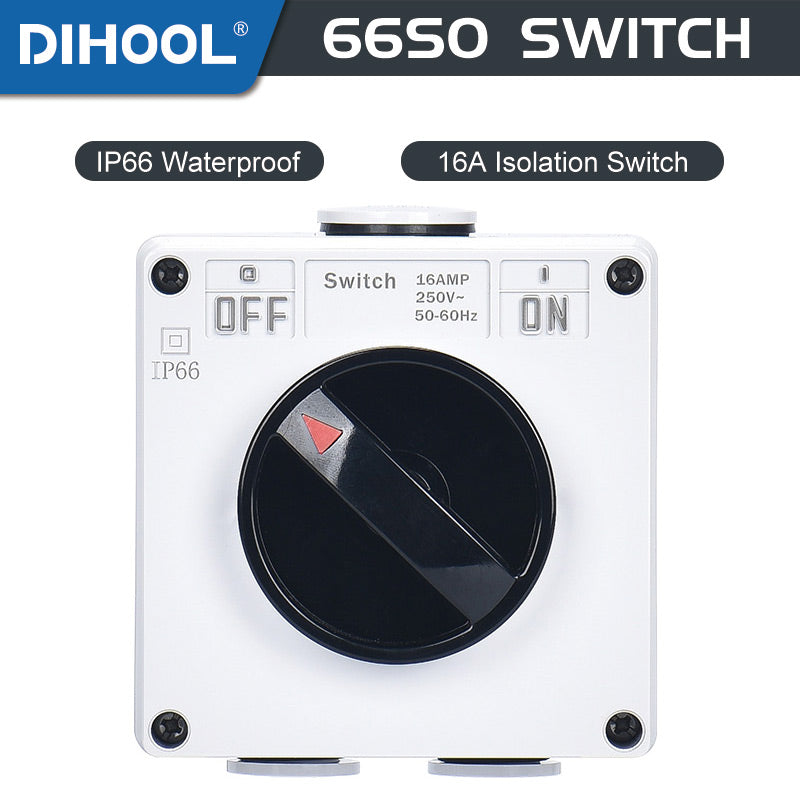 66SO Waterproof Isolation Switch IP66 16A 250V