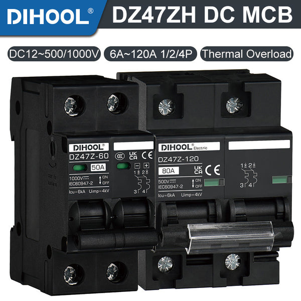 DZ47ZH-1/2/4P Miniature Circuit Breaker – DIHOOL
