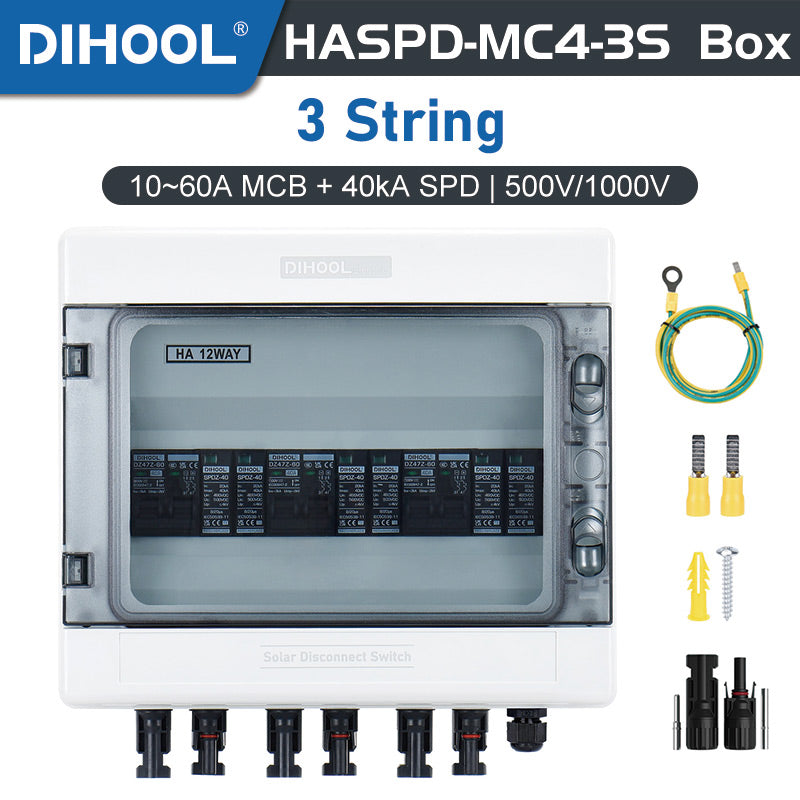 HASPD-MC4-3S Distribution Box