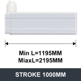 Electric Lifting Column 24V DC Motor 7500N 1650LB Load - DHLC8000-B-Hall-HS1-1V4