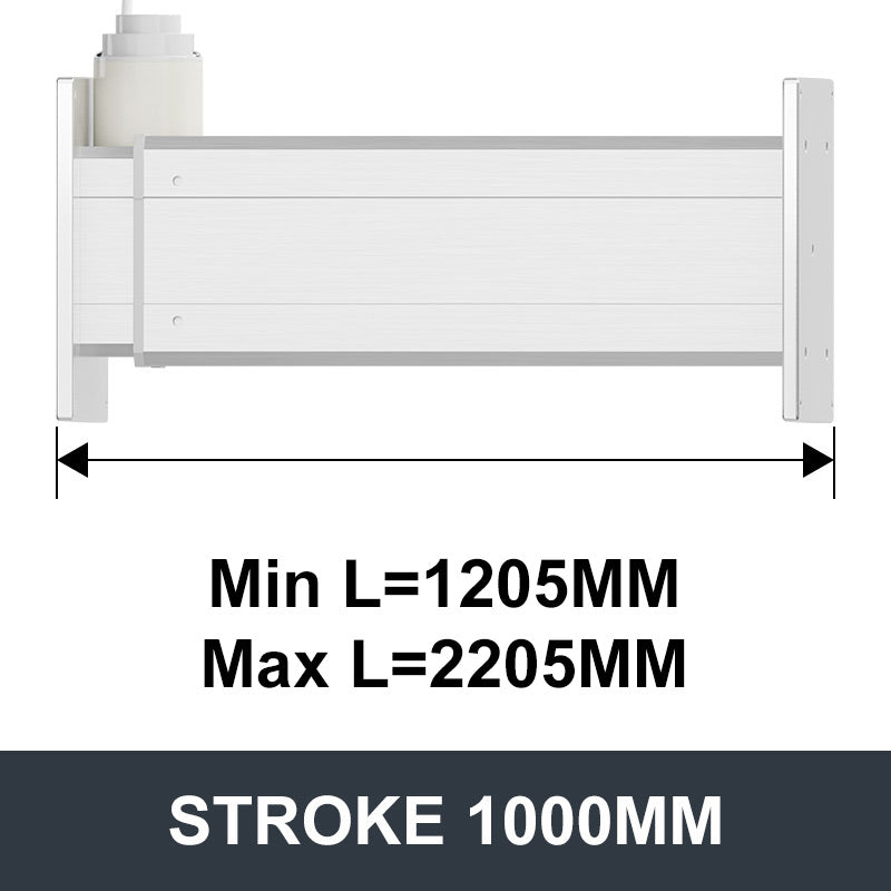 Electric Lifting Column 24V DC Motor 7500N 1650LB Load - DHLC8000-AL-Hall-HS1-1V2
