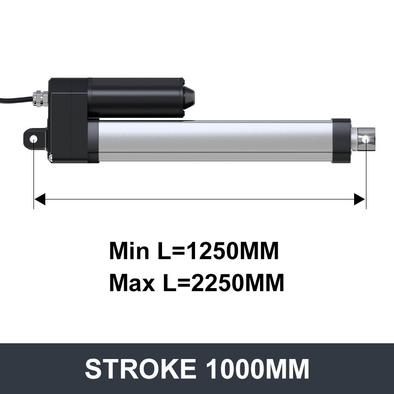 Electric Linear Motion Actuator 24V DC Motor 4000N 880LB Load - DHLA4000