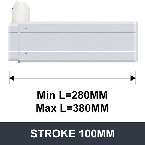Electric Lifting Column 24V DC Motor 7500N 1650LB Load - DHLC8000-B-Hall-HS1-1V4