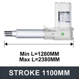 Electric Linear Motion Actuator 24V DC Motor 8000N 1760LB Load - DHLA8000-A2