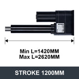 Electric Linear Motion Actuator 12V DC Motor 10000N 2200LB Load - DHLA10000-A2