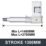 Electric Linear Motion Actuator 24V DC Motor 8000N 1760LB Load - DHLA8000-A2