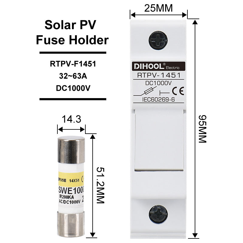 RTPV-1451 DC Fuse Breaker – DIHOOL