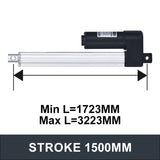 Electric Linear Motion Actuator 24V DC Motor 3000N 660LB Load - DHLA3000-A1