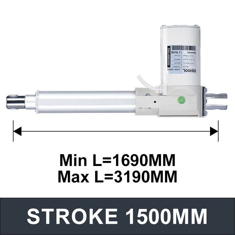 Electric Linear Motion Actuator 24V DC Motor 8000N 1760LB Load - DHLA8000-A1