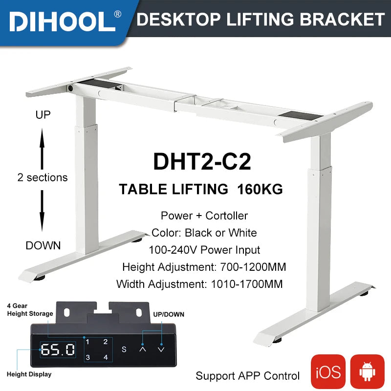 DHLT2-C2 Double-legged Lifting Table