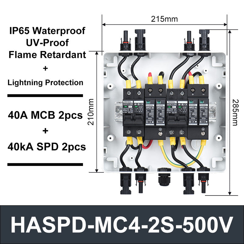 HASPD-MC4-2S Distribution Box – DIHOOL