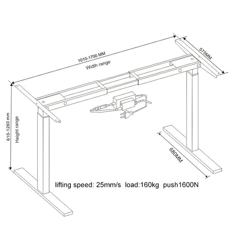 DHLT2-C3 Double-legged Lifting Table