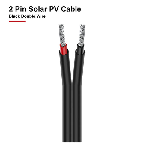 PV1-F2 Solar DC Cable 2*2.5/2*4/2*6/2*10mm²