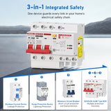 DZ47LED-2LNE Residual Current Circuit Breaker 10A~60A