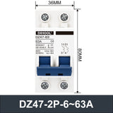 DZ47-1/2/3/4P Miniature Circuit Breaker