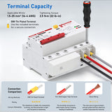 DZ47LED-2LNE Residual Current Circuit Breaker 10A~60A
