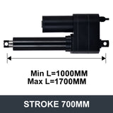 Electric Linear Motion Actuator 24V DC Motor 10000N 2200LB Load - DHLA10000-A1