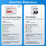 DZ47LED-2LNE Residual Current Circuit Breaker 10A~60A