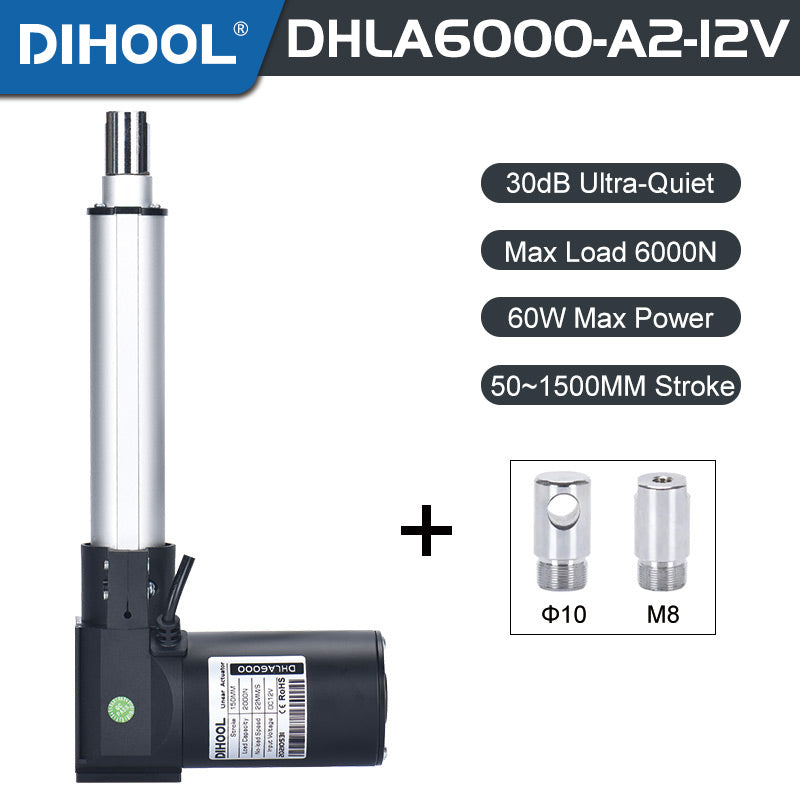 DC 12V elektrische lineaire actuator Kracht 6000N Maximale hefslag Waterdichte elektromotorbeugel Multifunctionele lineaire actuator(400mm DC 12V elektrische lineaire actuator Kracht 6000N Maximale hefslag Waterdichte elektromotorbeugel Multifunctionele lineaire actuator(400mm