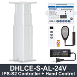DHLCE-S1155A-AL 3 Stage Electric Lifting Column - AL Panel 24V DC Motor 2000N 450LB Load