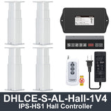 DHLCE-S1155A-AL 3 Stage Electric Lifting Column - AL Panel 24V DC Motor 2000N 450LB Load