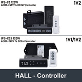 Hall Electric Linear Motion Actuator 24V DC Motor 4000N 880LB Load - DHLA4000-Hall-HS1-1V2