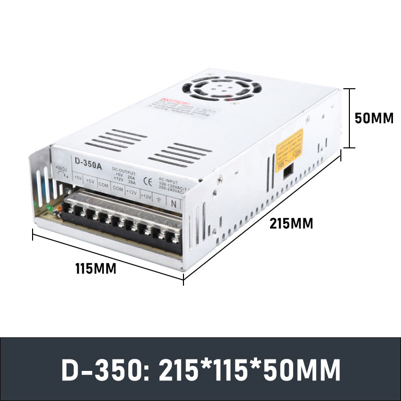 "D-Type Dual Output Switching Power Supply 5V12V / 5V24V / 12V24V