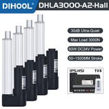 Hall Electric Linear Motion Actuator 29V-32V DC Motor 3000N 660LB Load - DHLA3000-A2-HALL-HS1-1V4