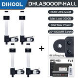Hall Electric Linear Motion Actuator 24V DC Motor 3000N 660LB Load - DHLA3000P-Hall-HS1-1V4