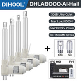 Hall Electric Linear Motion Actuator 24V DC Motor 8000N 1760LB Load - DHLA8000-A1-Hall-HS1-1V4