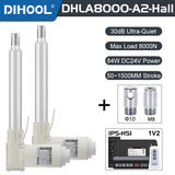 Hall Electric Linear Motion Actuator 24V DC Motor 8000N 1760LB Load - DHLA8000-A2-Hall-HS1-1V2