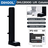 Electric Lifting Column 24V-32V DC Motor 2000N 440LB Load - DHLC2000-Hall-HS1-1V1