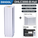 Electric Lifting Column 24V DC Motor 2700N 594LB Load - DHLC3000-B-Hall-HS1-1V1
