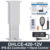 DHLCE-AL 2 Stage Electric Lifting Column - AL Panel 1000N 220LB Load - DHLCE-420