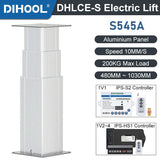 DHLCE-S545A 3 Stage Electric Lifting Column - IR Panel 24V DC Motor 2000N 450LB Load