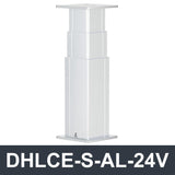 DHLCE-S545A-AL 3 Stage Electric Lifting Column - AL Panel 24V DC Motor 2000N 450LB Load