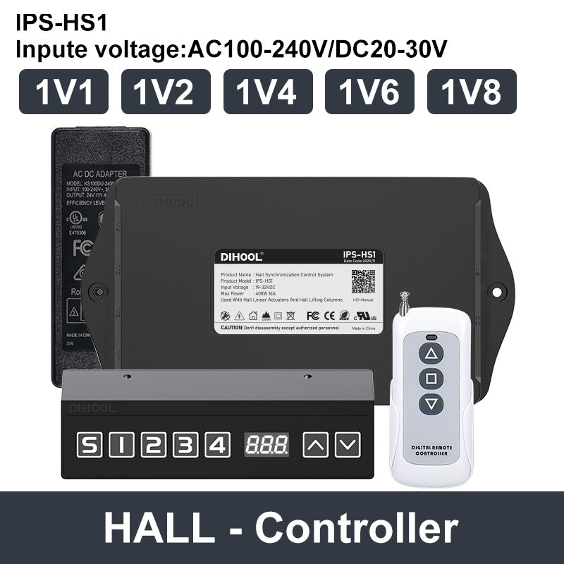 Electric Lifting Column O-Type 24V-32V DC Motor 1500N 330LB Load - DHLC2000-O