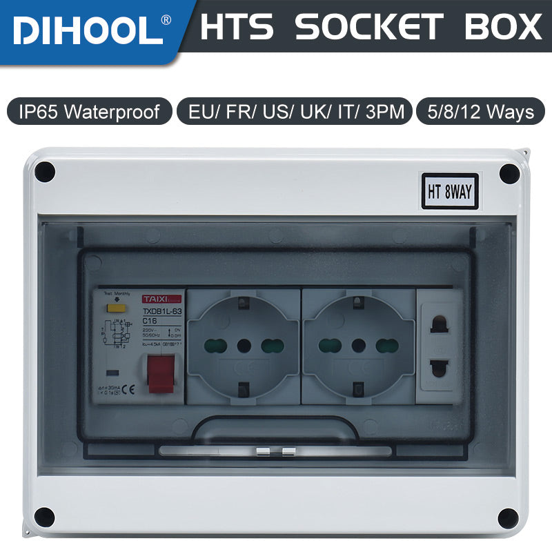 Ip65 Socket HTS Waterproof Socket – DIHOOL