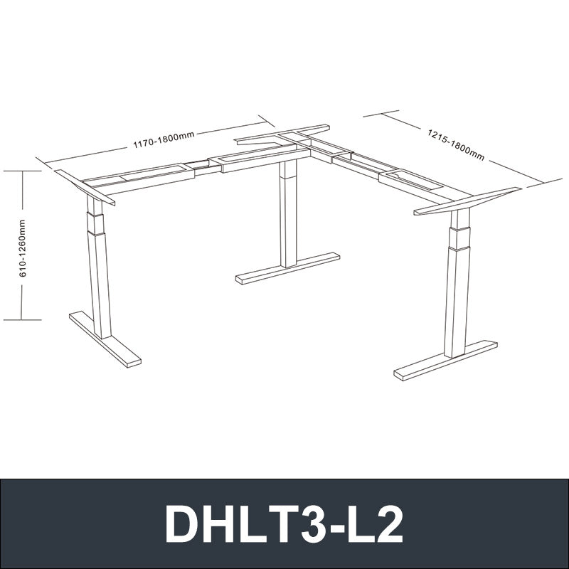 DHLT3-L2 L-shaped Lifting Table(with line slot)