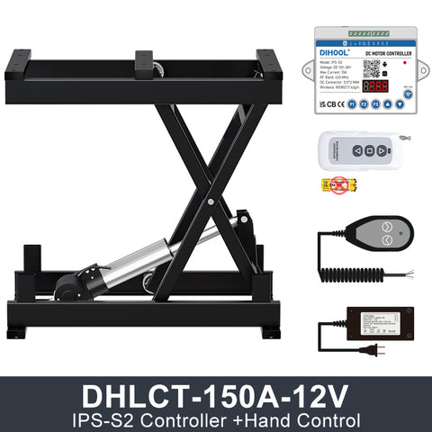 DHLCT-150A Electric Scissor Lift 12V/24V DC Motor 1500N 330LB Load