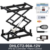 DHLCT2-90A Electric Scissor Lift 12V/24V DC Motor 900N 198LB Load