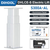 DHLCE-S300A-AL 3 Stage Electric Lifting Column - AL Panel 24V DC Motor 2000N 450LB Load