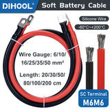 SWSC Battery Cable 6/10/16/25/35MM² Terminal M6M6