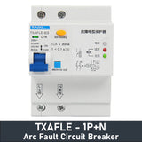 "TXAFLE Arc Fault Circuit Breaker 10~63A 1P+N+LE 2P"