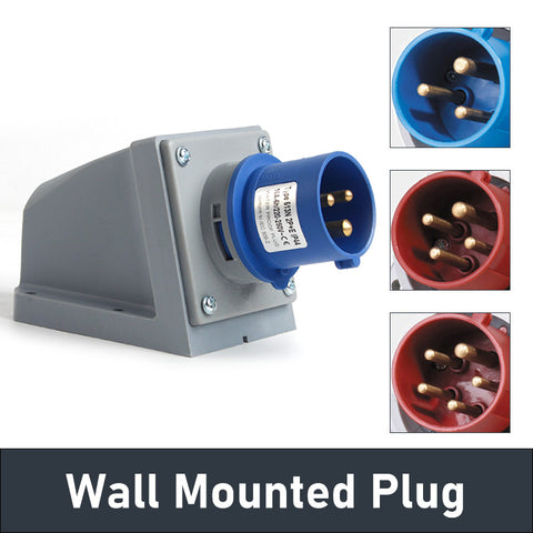TXB-IP44 Industrial Plug And Socket Coupler Waterproof IP44 3/4/5Pins ...